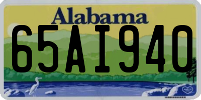 AL license plate 65AI940