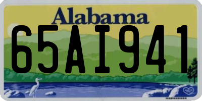 AL license plate 65AI941