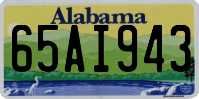 AL license plate 65AI943