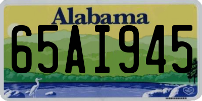 AL license plate 65AI945