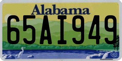 AL license plate 65AI949
