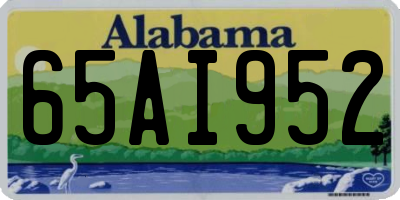 AL license plate 65AI952