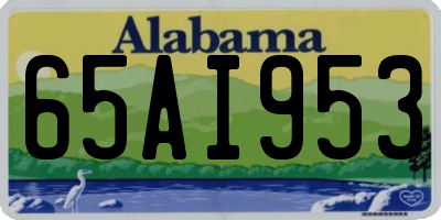 AL license plate 65AI953