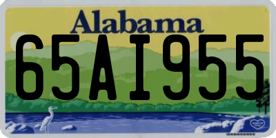 AL license plate 65AI955