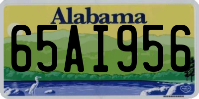 AL license plate 65AI956