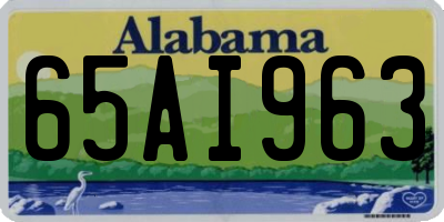 AL license plate 65AI963