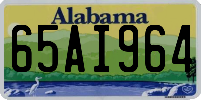 AL license plate 65AI964