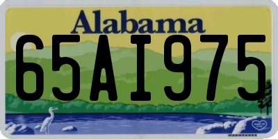 AL license plate 65AI975