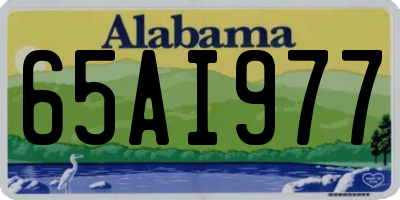 AL license plate 65AI977