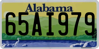 AL license plate 65AI979