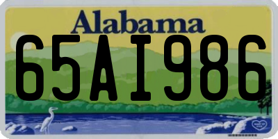 AL license plate 65AI986