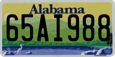 AL license plate 65AI988