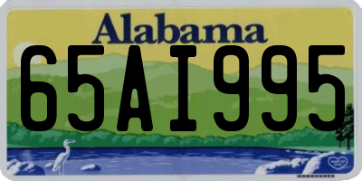 AL license plate 65AI995