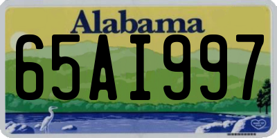 AL license plate 65AI997