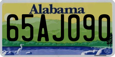 AL license plate 65AJ090