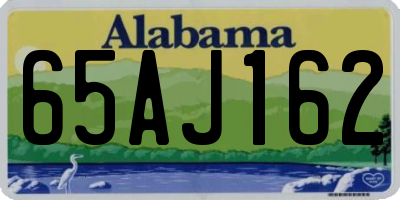 AL license plate 65AJ162