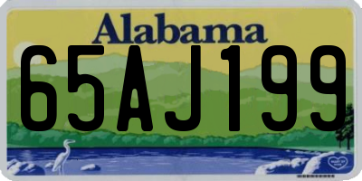 AL license plate 65AJ199
