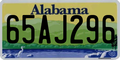 AL license plate 65AJ296
