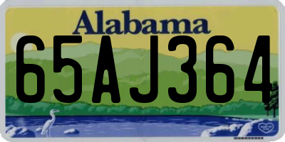 AL license plate 65AJ364