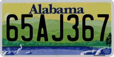 AL license plate 65AJ367