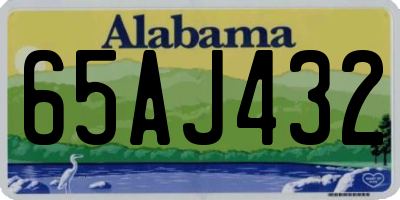 AL license plate 65AJ432