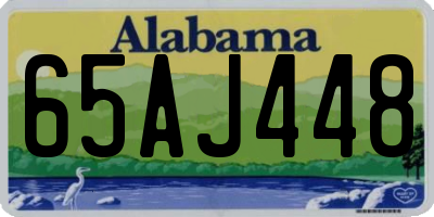 AL license plate 65AJ448