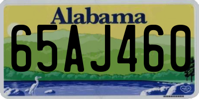 AL license plate 65AJ460