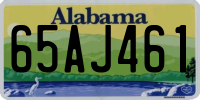 AL license plate 65AJ461