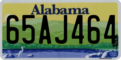 AL license plate 65AJ464