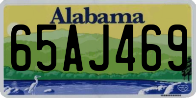 AL license plate 65AJ469