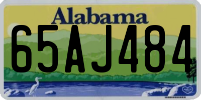 AL license plate 65AJ484