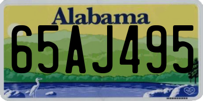 AL license plate 65AJ495