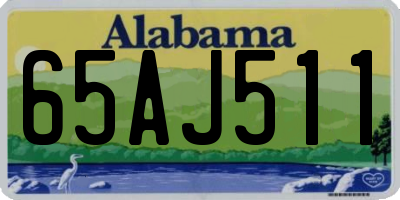 AL license plate 65AJ511