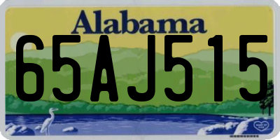 AL license plate 65AJ515