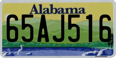 AL license plate 65AJ516
