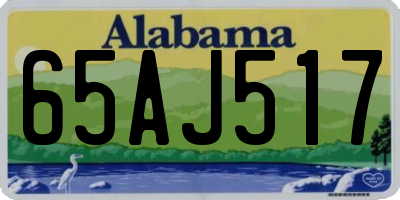 AL license plate 65AJ517