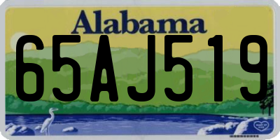 AL license plate 65AJ519