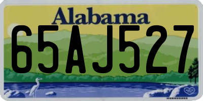 AL license plate 65AJ527