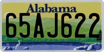 AL license plate 65AJ622