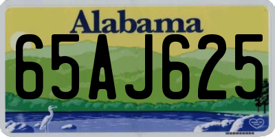 AL license plate 65AJ625