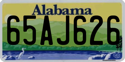 AL license plate 65AJ626