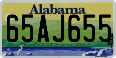 AL license plate 65AJ655