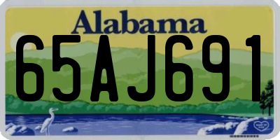 AL license plate 65AJ691
