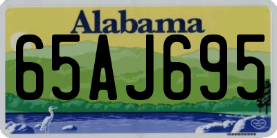 AL license plate 65AJ695