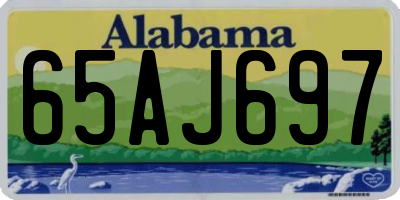 AL license plate 65AJ697