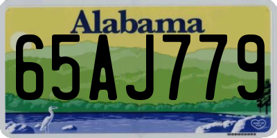 AL license plate 65AJ779