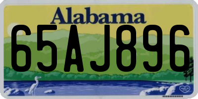 AL license plate 65AJ896