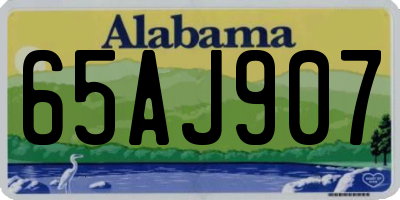 AL license plate 65AJ907