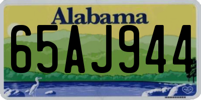 AL license plate 65AJ944