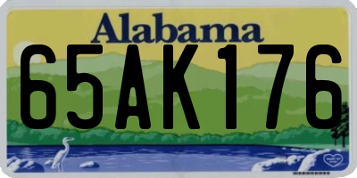 AL license plate 65AK176